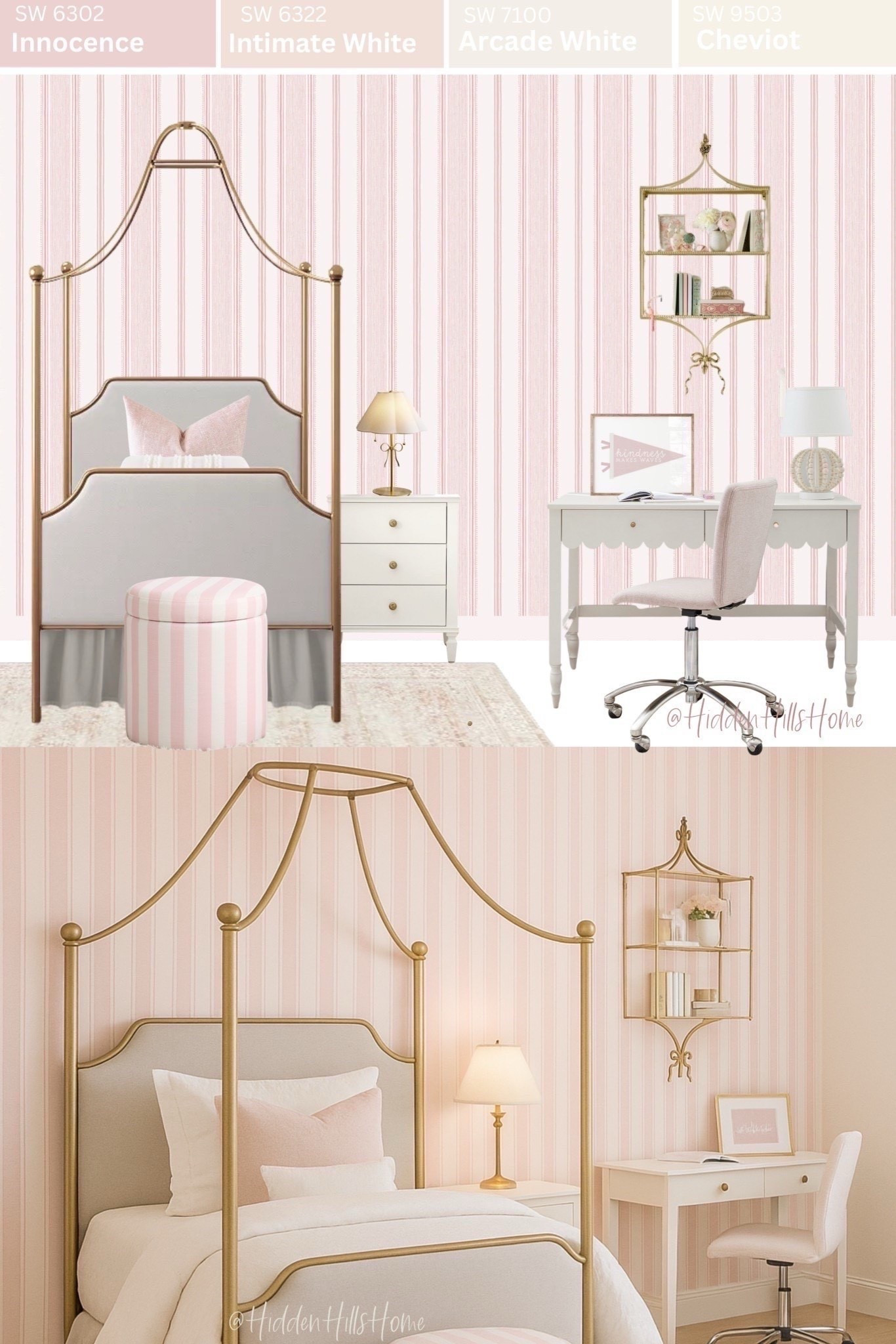 Cute girls room decor mood board, girls bedroom design, girls room ideas, pink girls room, nightstands, desk, bedroom rug #girlsroom


L

#LTKHome #LTKSaleAlert #LTKKids