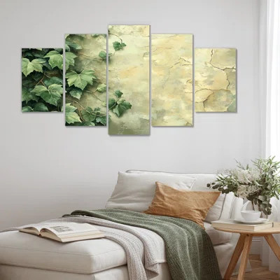 Collage Of Ivy Leaves On AWall II - Of - Traditional Wall Art For Living Room Diamond | Wayfair North America