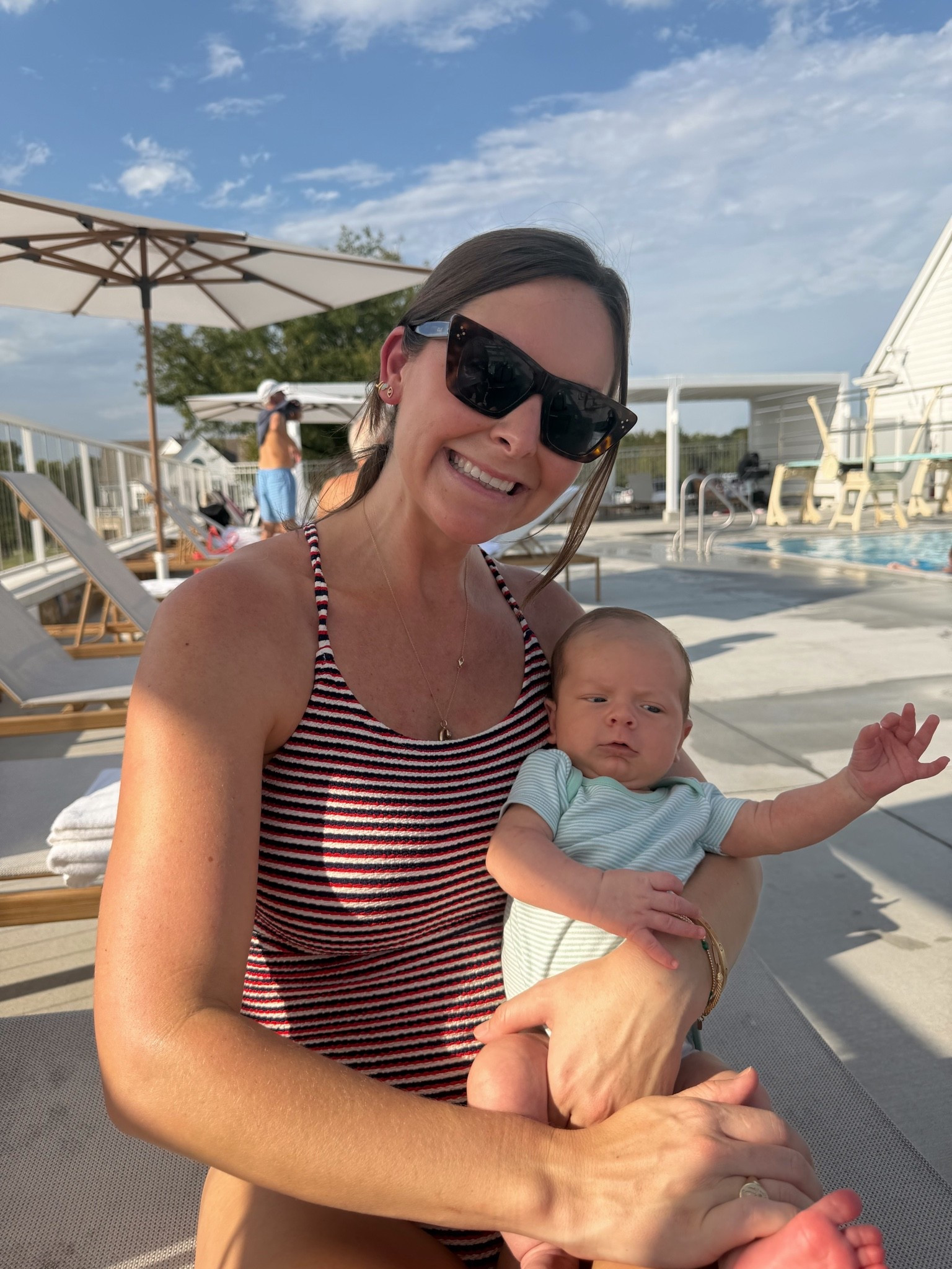 One piece is from a brand called Delfina (found on vacation!)👙

Linking these baby onesies we use a TON!

#LTKmomlife #LTKSeasonal #LTKBaby