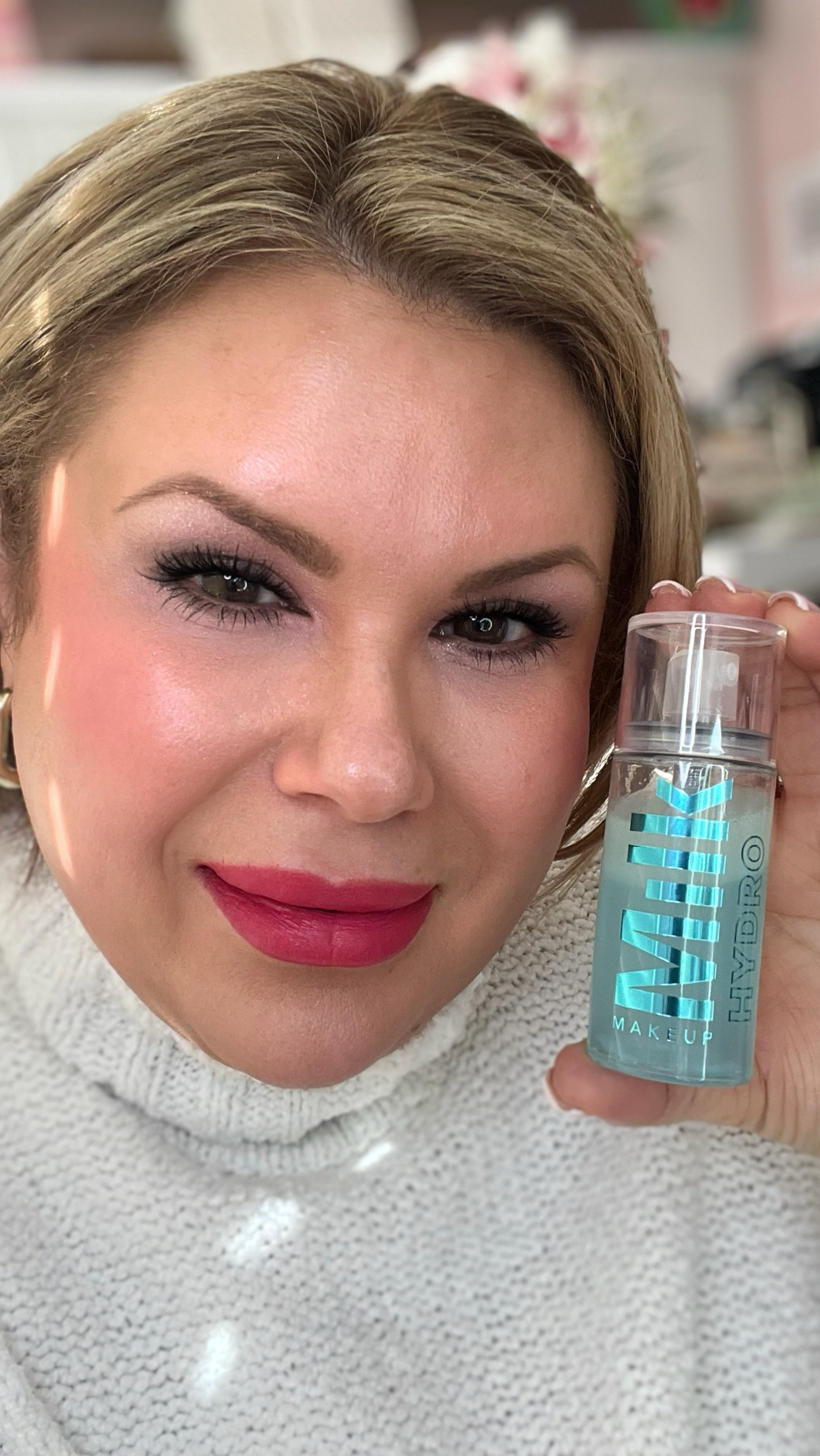 This setting spray from milk makeup is amazing! Gives a Dewey youthful glow to the skin and keeps your make up put all day long! It’s great to keep in your purse as a refresher midday if you feel like you need a little boost. I even slept in my make up one night and woke up and it was still perfect!! So that is the true test of a great setting spray.Great for dry skin and maturing skin. I would not recommend it for oily skin.

#LTKOver40 #LTKBeauty #LTKFindsUnder50