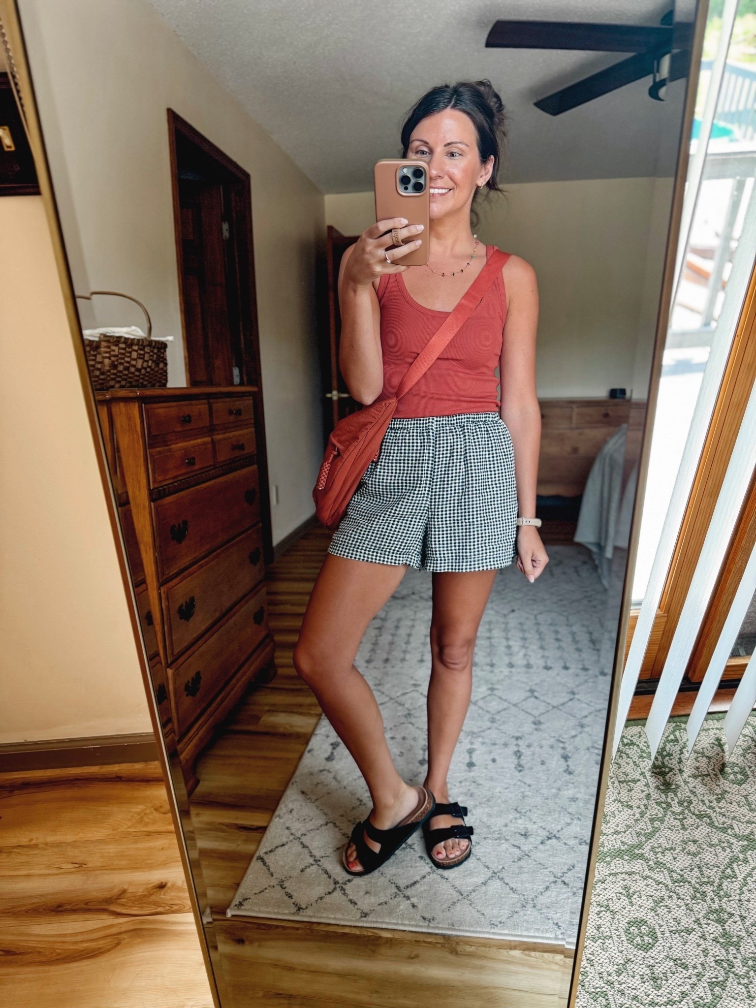 Wearing size small in this tank and size xs in these linen blend gingham shorts (both older and sold out—linked similar options!). My sandals fit true to size. My necklace is from the Choose App but I linked some similar ones!

#LTKgrwm #LTKPetite #LTKootd
