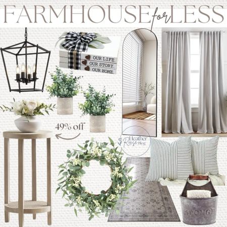 So much on sale here!!! these are great high end looking farm house decor items, on an amazon budget and still great quality! 


#farmhouse #home #decor #affordable #wreath #mirror #pillow #sidetable #runner #designer #highend #decorforless

#LTKover40 #LTKhome #LTKsalealert