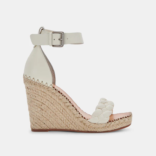 NILTON HEELS IN WHITE LEATHER | DolceVita.com
