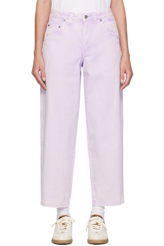 Purple Classic Baggy Jeans | SSENSE