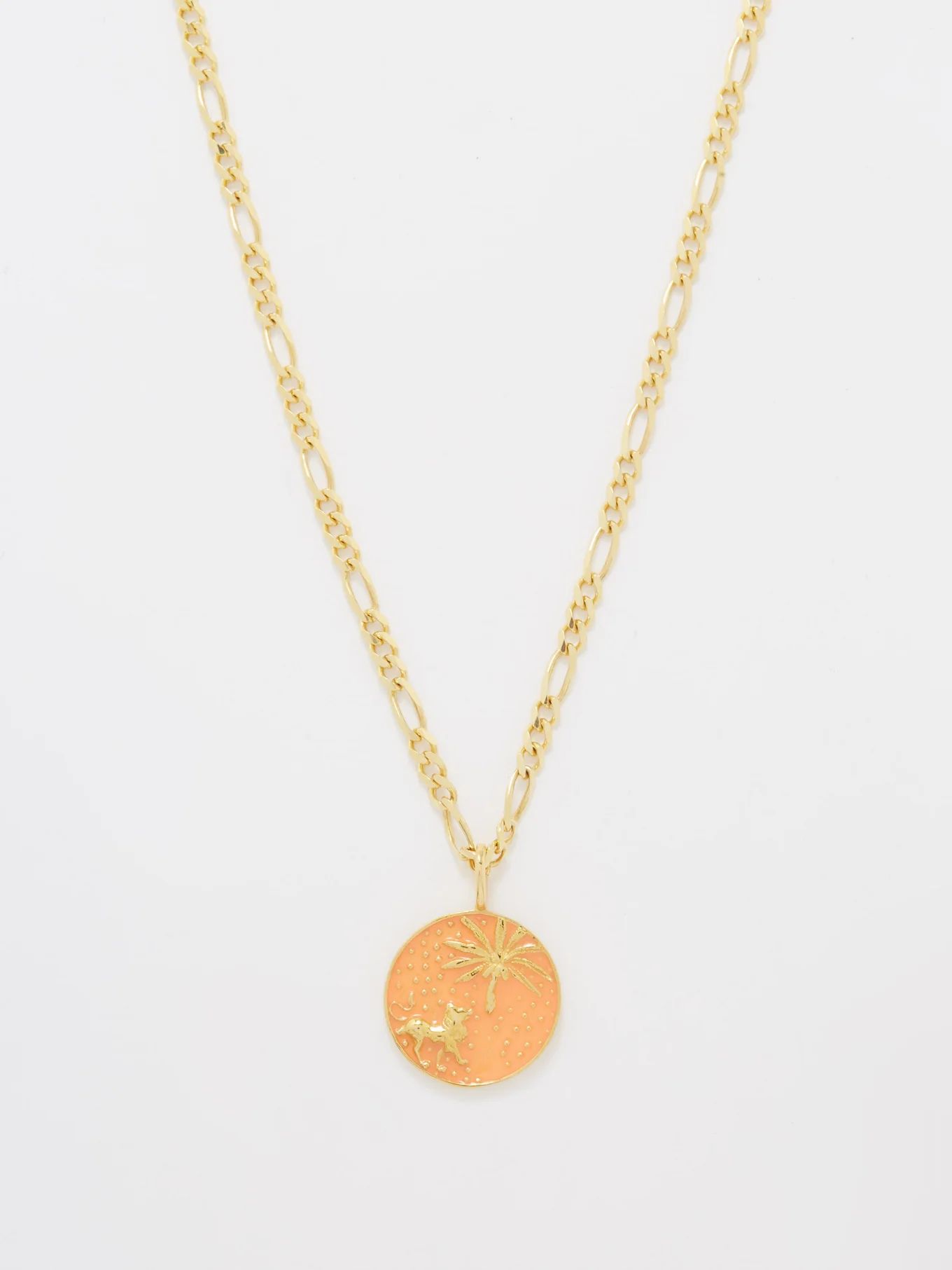 Circe's Lion enamel & gold-plated necklace | Hermina Athens | Matches (US)