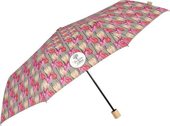 PERLETTI GREEN Ombrello Pieghevole Ecosostenibile da Donna - Ombrello Mini Tessuto Riciclato e Ma... | Amazon (IT)
