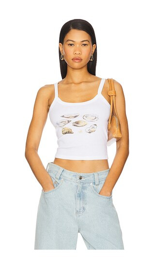 Oysters Tank Top in White | Revolve Clothing (Global)