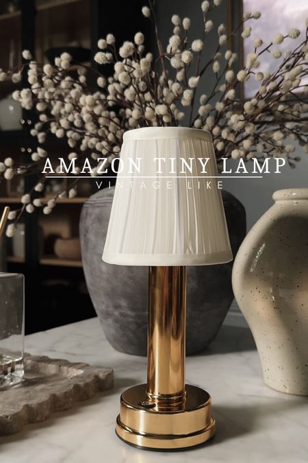 The cutest little vintage like portable lamp from Amazon quality is really nice. It has three setting levels. You can take it anywhere in your home 

#LTKSaleAlert #LTKHome #LTKStyleTip