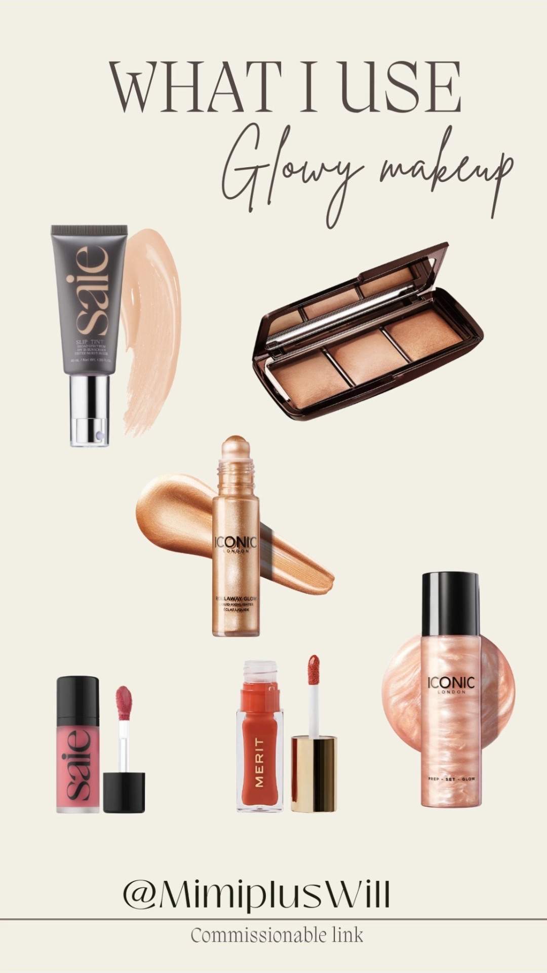 Sephora sale use code: SAVE MORE 

GLOWY makeup routine:
Saie color 3
Highlight pallete 2 
Saie blush color chilli
Lip oil color MARRAKECH

This is a quick makeup routine- not full glam! Perfect for sitting by the pool drinking your cocktail and glowingggg!

#LTKWatchNow #LTKSaleAlert #LTKBeauty