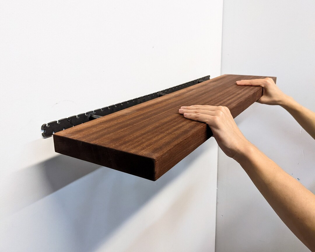 Large Floating Shelves  Pick Your Size  Mahogany - Etsy | Etsy (US)