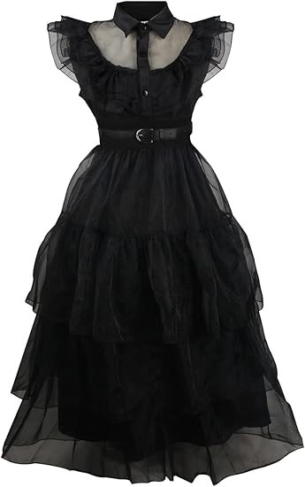 Wednesday Dress Costume Cosplay for Women Halloween Outfit | Amazon (US)