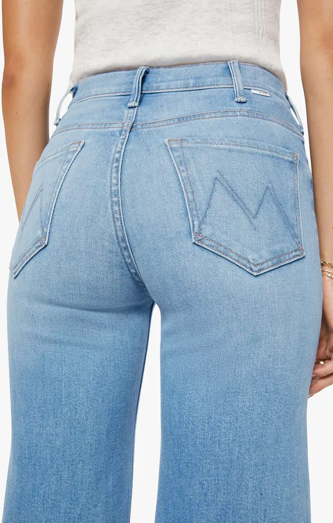 The Hustler Roller Sneak High Waist Wide Leg Jeans | Nordstrom