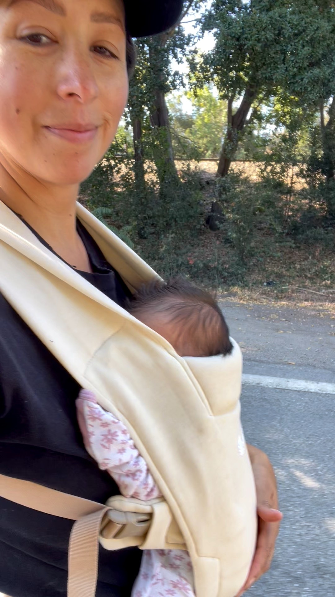 Hot mom walks 💛✨ featuring my favorite baby carrier. It’s so comfortable, easy to get on, soft, and has made it through all 3 kids. 

#LTKBump #LTKFamily #LTKBaby