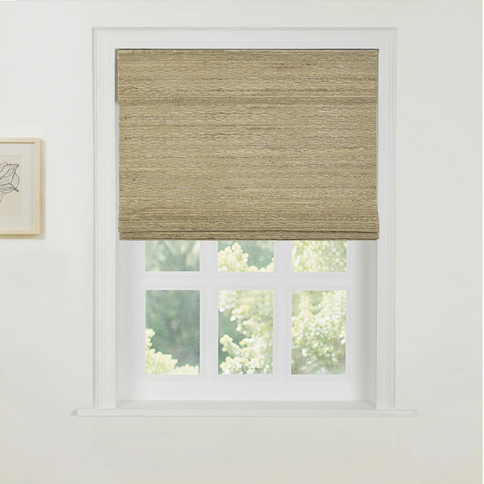 Rae Natural Ramie Jute Woven Wood Shades - Series W - Sedge W20 | TWOPAGES