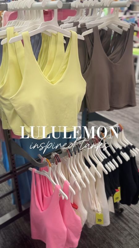 Lululemon inspired align tanks from Target! These are a huge hit! 6 colors, 3 of them are new with a new ribbed fabric. $20 each! 

Lululemon look for less. Active wear. Target finds. 

#LTKstyletip #LTKfindsunder50 #LTKActive