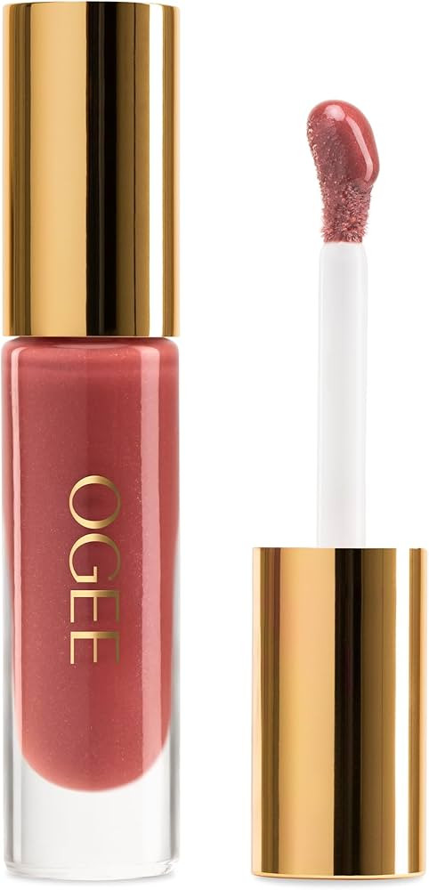 Ogee Beyond Clean Lip Gloss - Certified Organic Lip Gloss for Women - Effortlessly Plump, Hydrate... | Amazon (US)