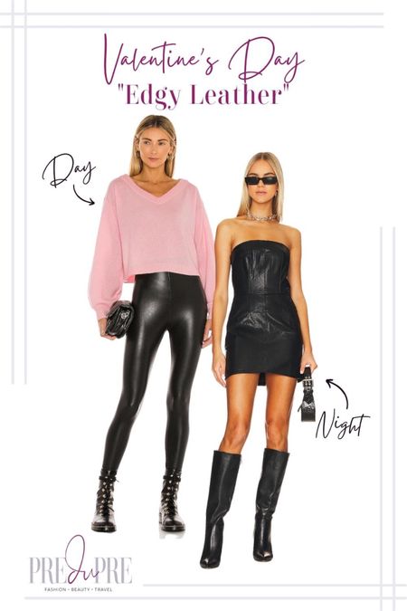 Love to dress up for a holiday? Get ready for Valentine’s Day with this cute outfit idea. Get more ideas at www.PreduPre.com

Valentine’s Day, Vday outfit, date outfit, date night, casual look, date look, pink sweater, sweater, leather leggings, leather dress

#LTKstyletip #LTKFind #LTKSeasonal