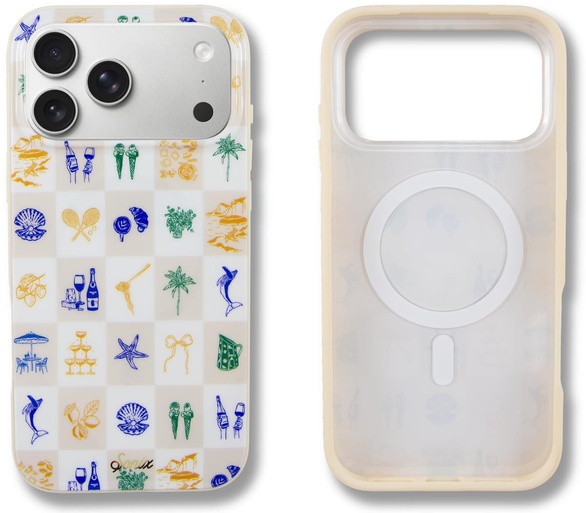 Sonix Case for iPhone 17 Pro Max | Compatible with MagSafe | 10ft Drop Tested | Coquette Cherries | Amazon (US)