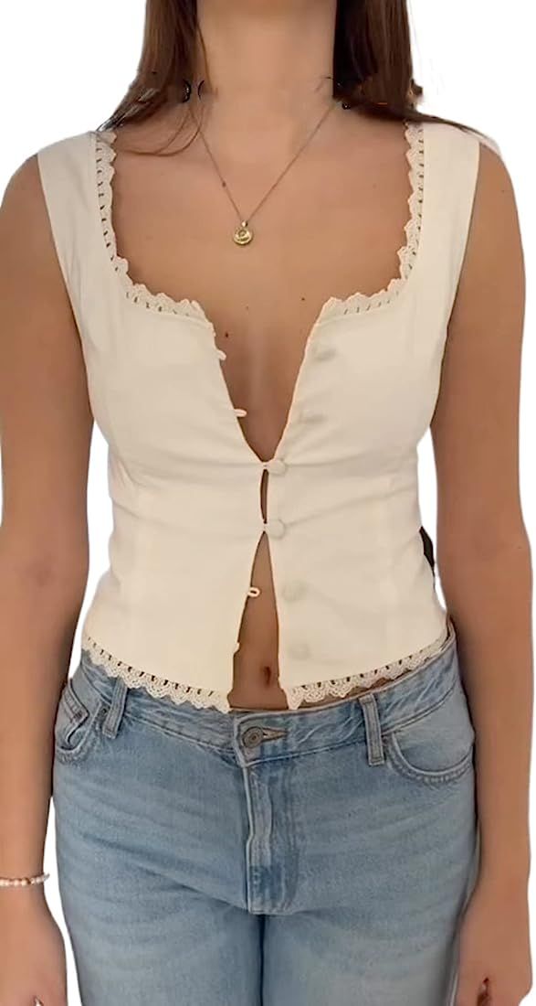 Women Denim Strapless Tube Tops Sleeveless Low Cut Crop Top Backless Bodycon Elastic Push Up Vest... | Amazon (US)