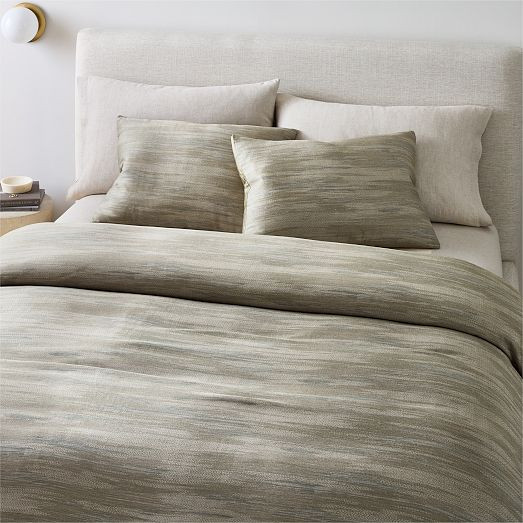Silky TENCEL™ Striated Duvet Cover & Shams | West Elm (US)