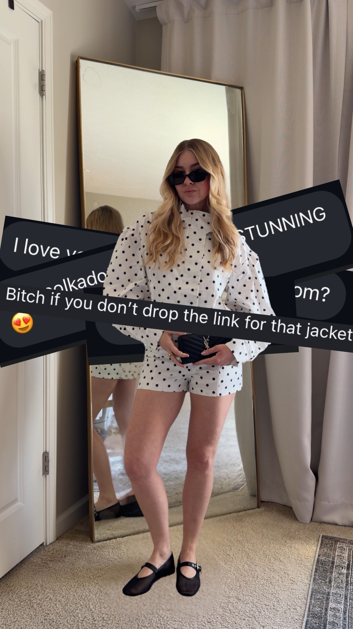 Polka dot outfit set from Amazon! 🖤🤍

#LTKgrwm #LTKdayinmylife #LTKootd