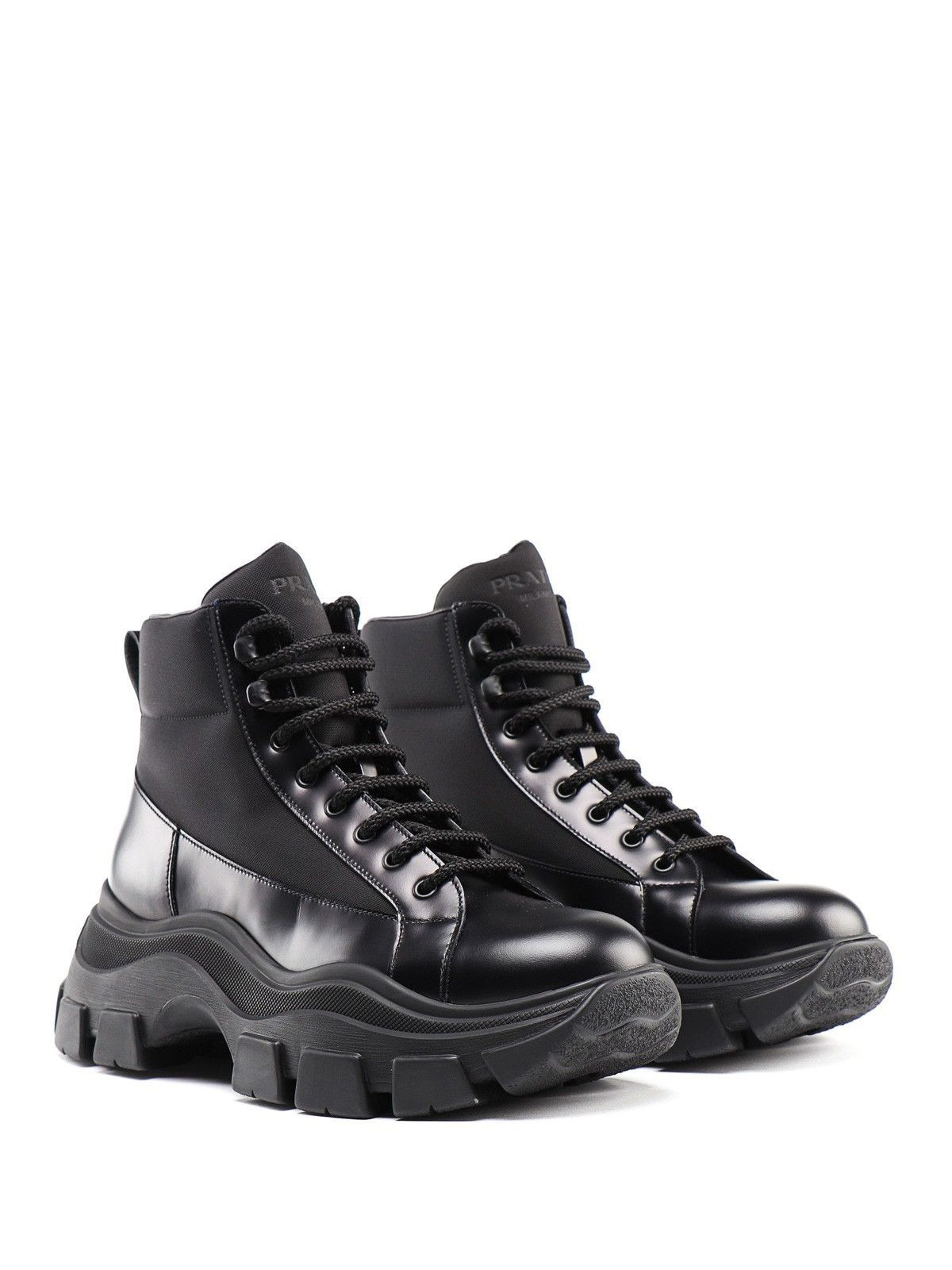 Prada Prada Pegasus Chunky Sole Combat Boots | Grailed | Grailed