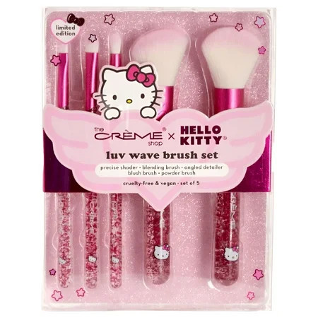 The Crme Shop x Hello Kitty Y2K Luv Wave Brush Collection (Set of 5) | Walmart (US)