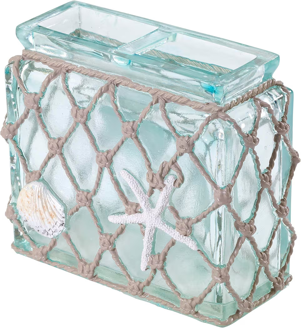 Avanti Linens - Toothbrush Holder, Resin Bathroom Accessories, Beach Inspired Bathroom Decor (Sea... | Amazon (US)