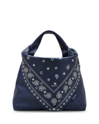 The Bandana Print Leather Sack Bag | Bloomingdale's (AU)