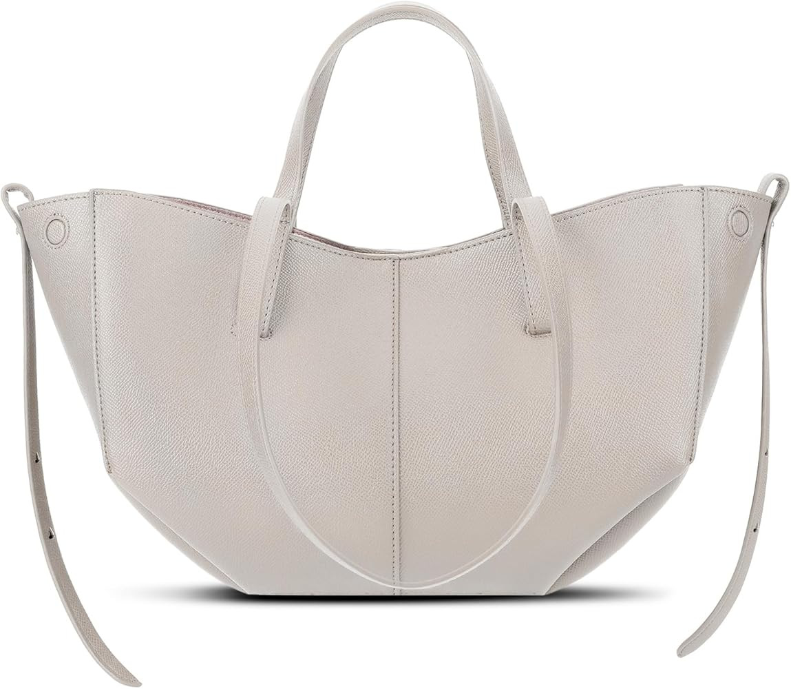 Juoxeepy Work Bag Faux Leather Tote Bag for Women Trendy Handbag Purse Fall Shoulder Bag with Mag... | Amazon (US)