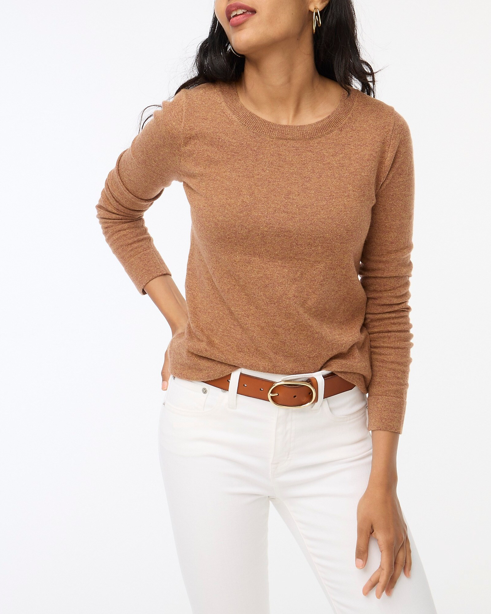 Cotton-wool blend Teddie sweater | J.Crew Factory