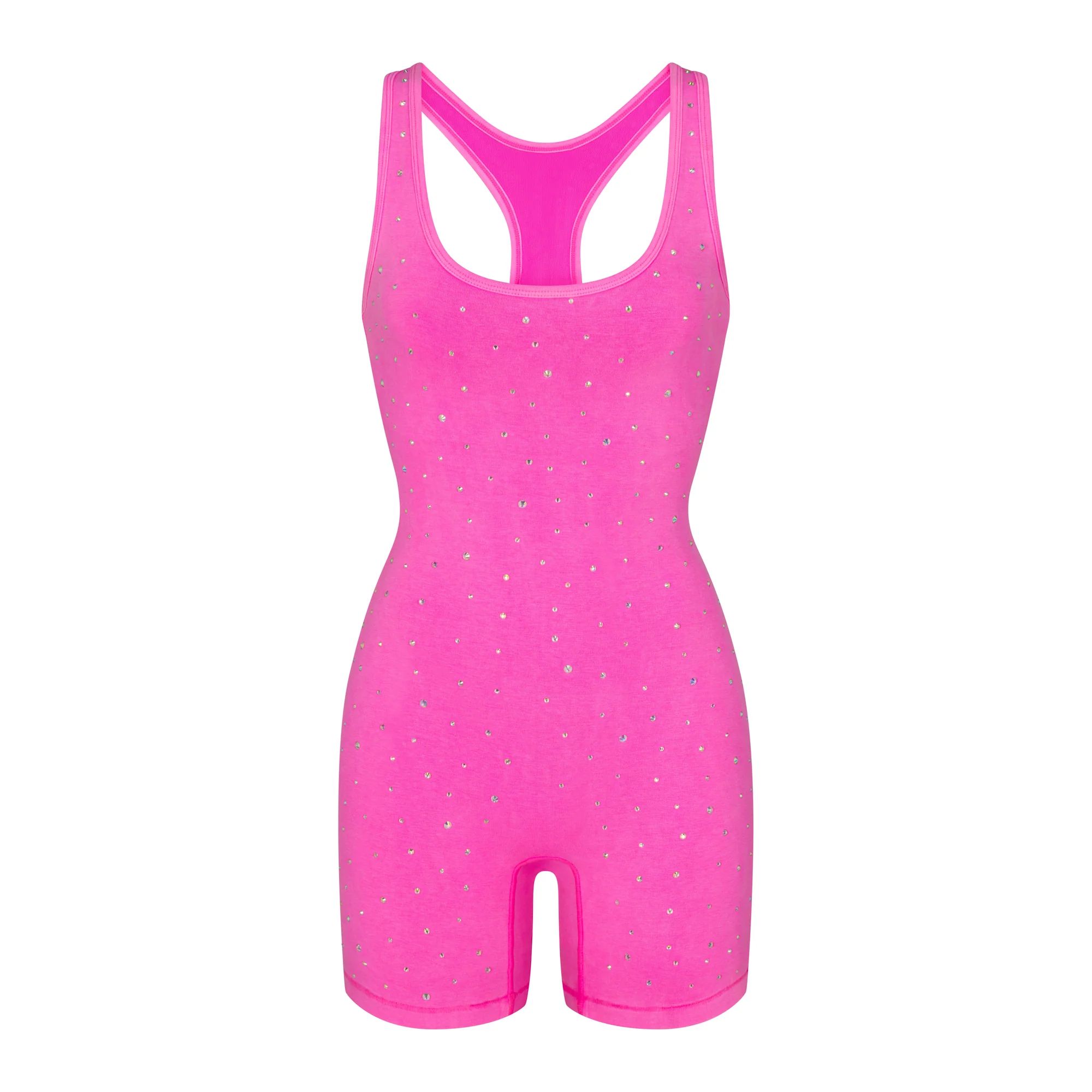 OUTDOOR RHINESTONE MID THIGH ONESIE | TAFFY | SKIMS (US)