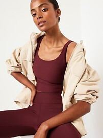 Light Support PowerSoft Longline Sports Bra | Old Navy (US)