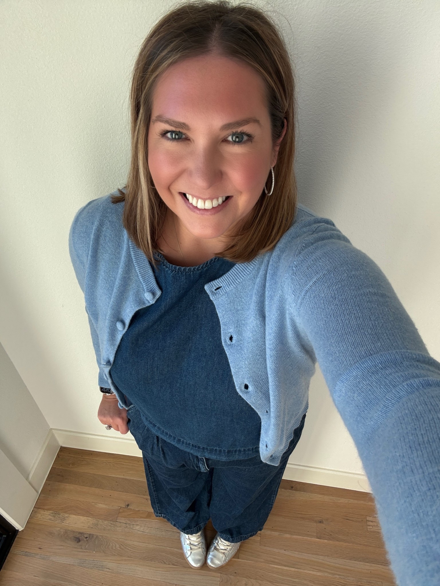 Met some friends for a little happy hour and it’s still patio weather here. Cannot believe that it’s November and still so warm. I wore this set in Paris and thought it was time to pull it back out. Added a sweater and was ready for the evening  

#LTKShoeCrush #LTKMidsize #LTKFindsUnder50