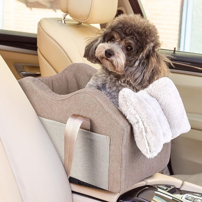 Dog Car Seat for Small Dog Center Console Seat Pet Booster Seat for Car Puppy Car Seat for Small ... | Amazon (US)