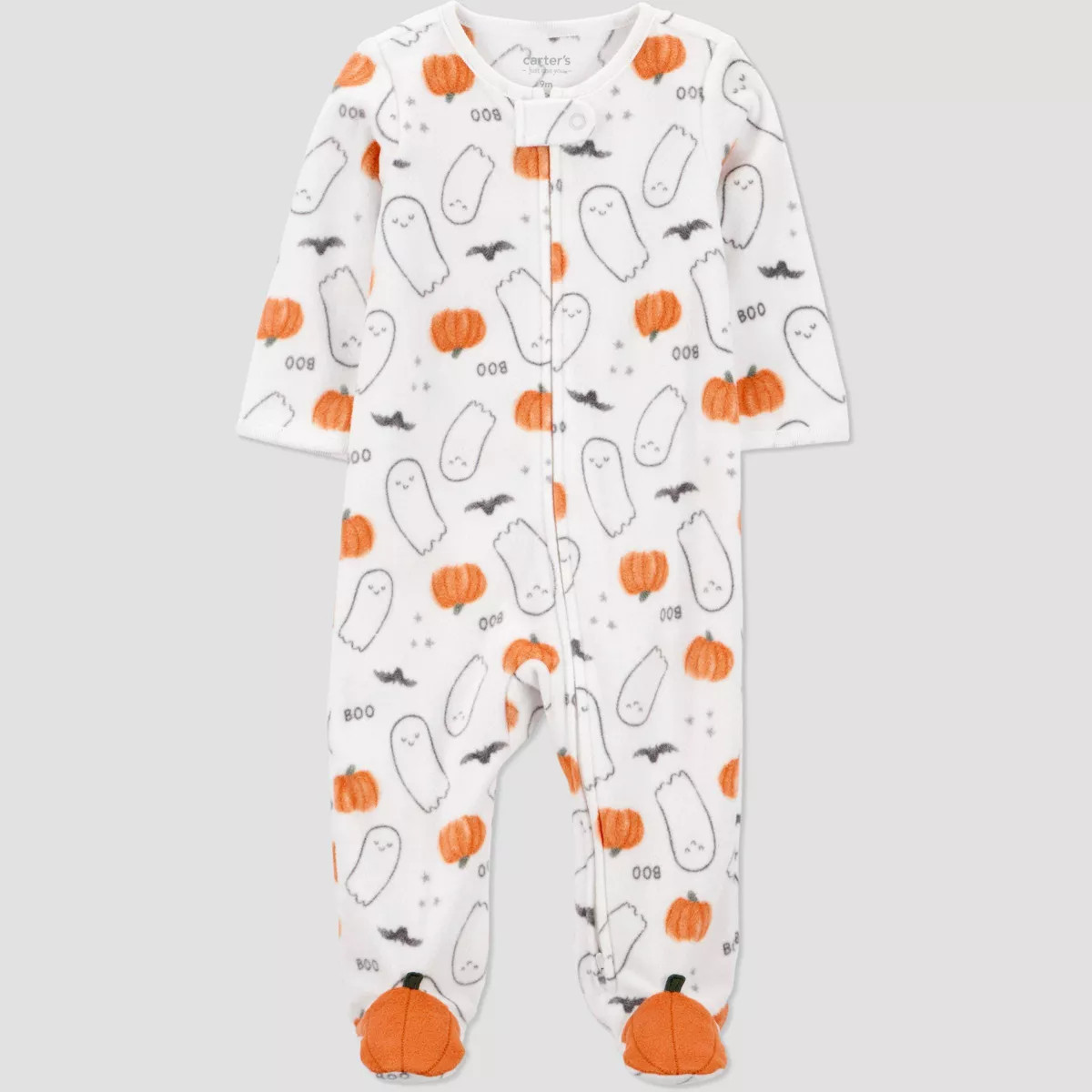 Carter's Just One You® Baby Halloween Pumpkins/Ghosts Sleep N' Play - White | Target