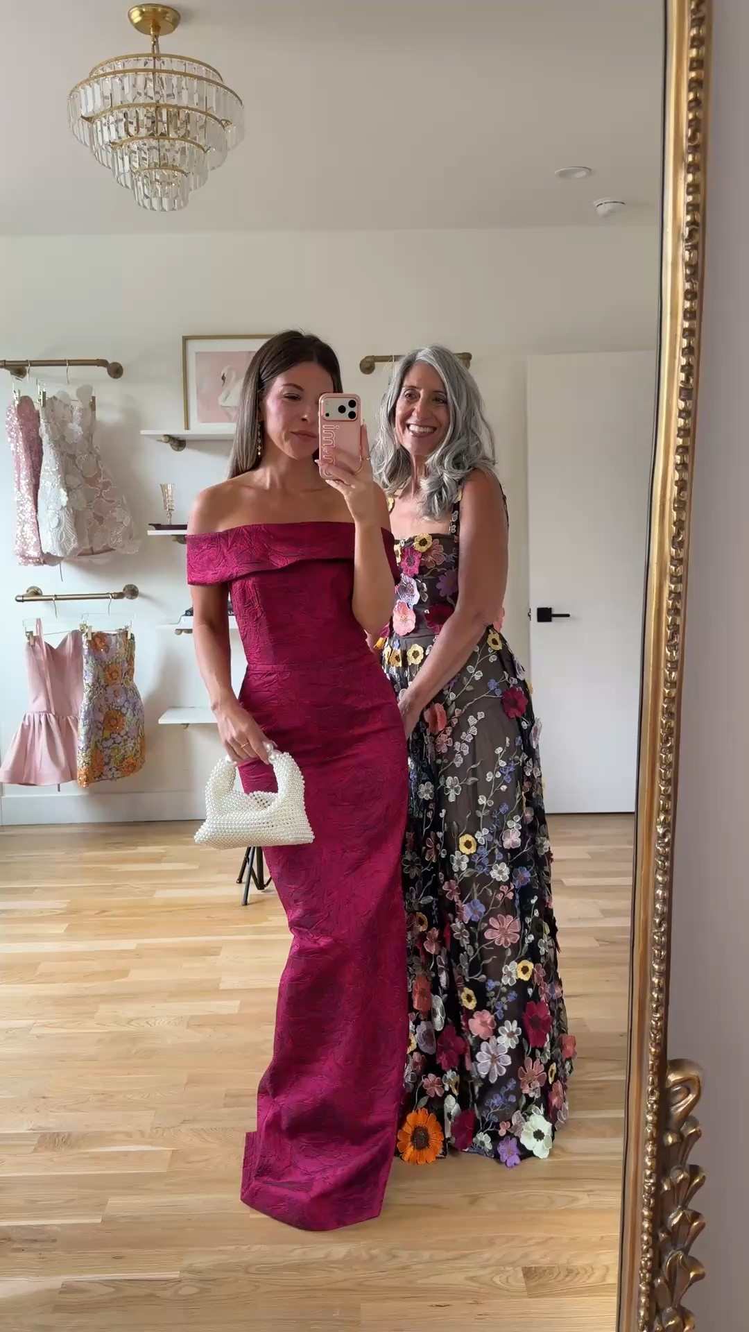 magenta off-shoulder gown with a folded neckline, black floral embroidery gown mom and me formal wedding guest and mother of the bride dresses 💍

revolve code: tulip

I’m 5’4” and wear a size small/2 

mom is 5’4” and wears a medium/6

fall wedding guest dresses, wedding guest dresses, cocktail dresses, semi-formal dresses, black tie wedding guest dresses, destination wedding guest dresses, garden party dresses, wedding guest outfit ideas, mom & me outfits, mom & me dresses, matching outfits, mother daughter outfits, family photo outfits, wedding guest dresses, mother of the bride, mother of the groom, wedding guest outfit ideas

#LTKSeasonal #LTKWedding #LTKootd
