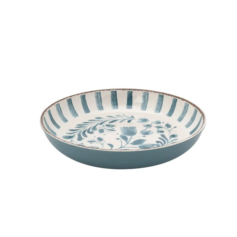 Better Homes & Gardens Bamboo Melamine Dinner Bowl, Blue | Walmart (US)