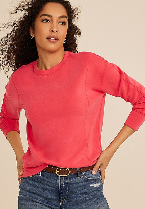 Cloud Scuba Crew Neck Sweatshirt | Maurices