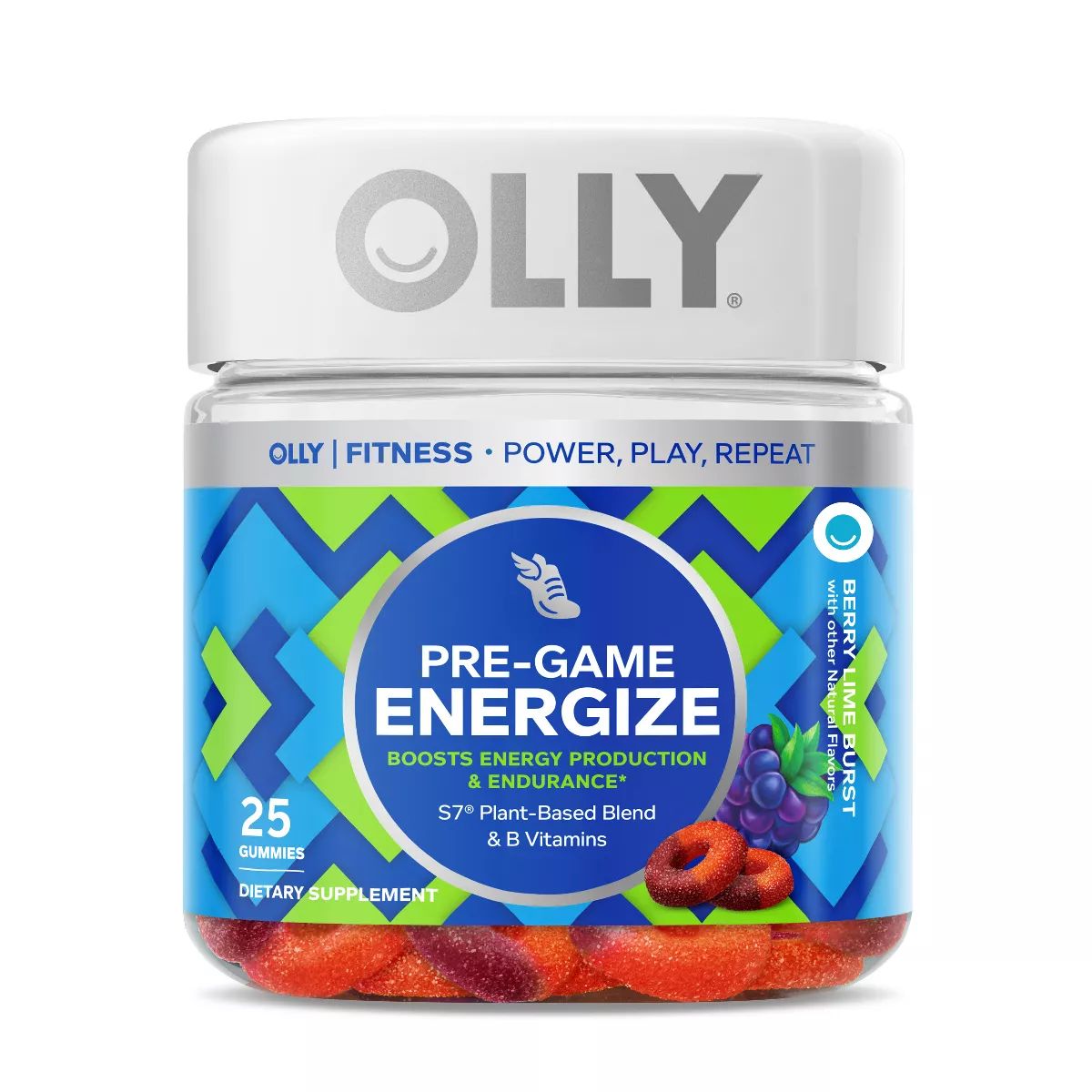 OLLY Pre-Game Energy Gluten Free, Plant-Based Gummies Blend with Vitamin B Dietary Supplements - ... | Target