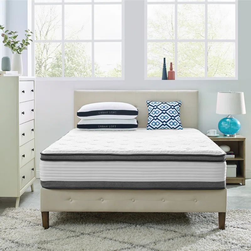 Wayfair Sleep™ 12" Plush Cooling Gel Hybrid Mattress | Wayfair North America