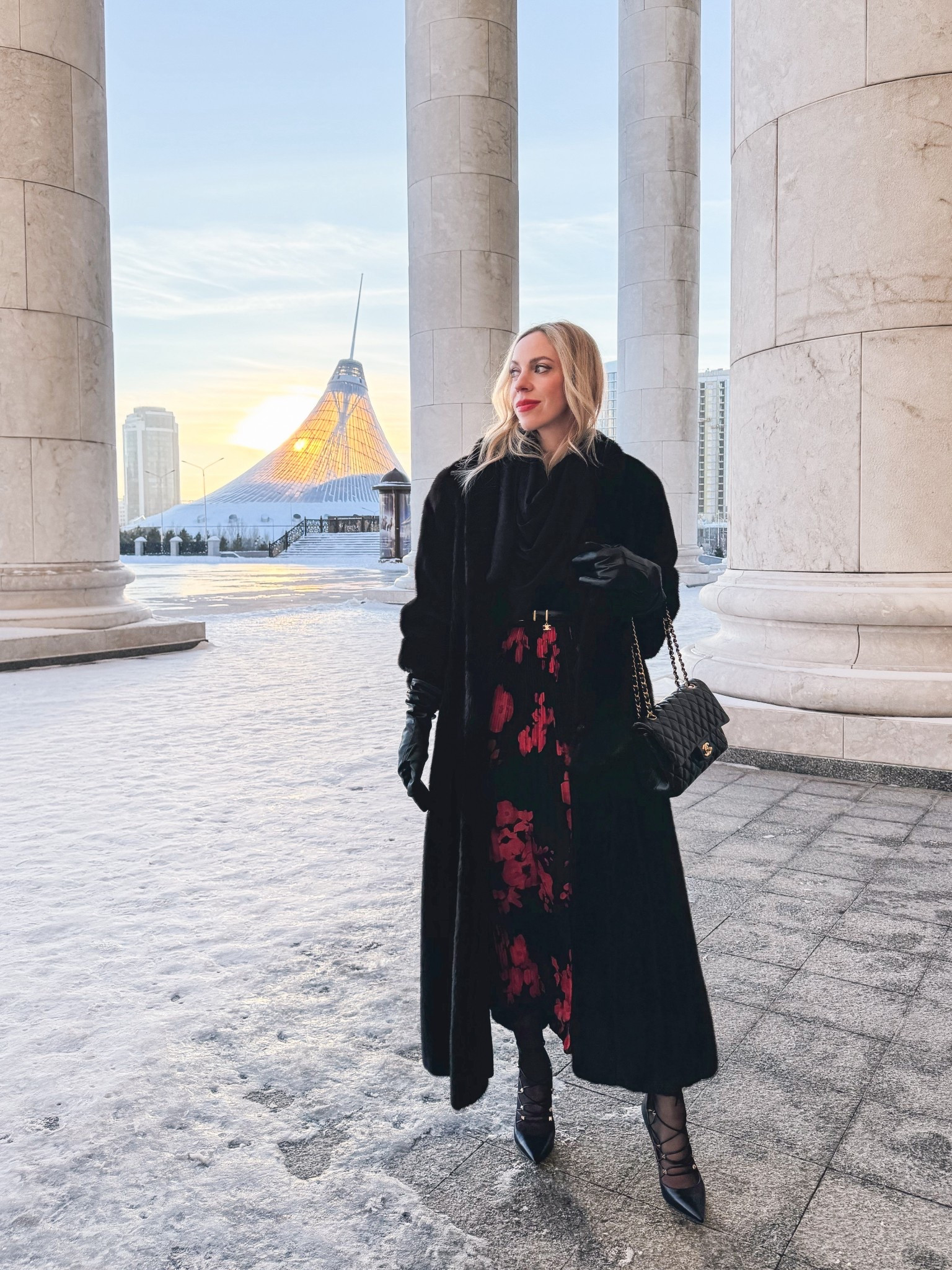 Date night, opera outfit, black and red floral dress, vintage fur coat, style over 40

#LTKOver40 #LTKSeasonal #LTKdayinmylife