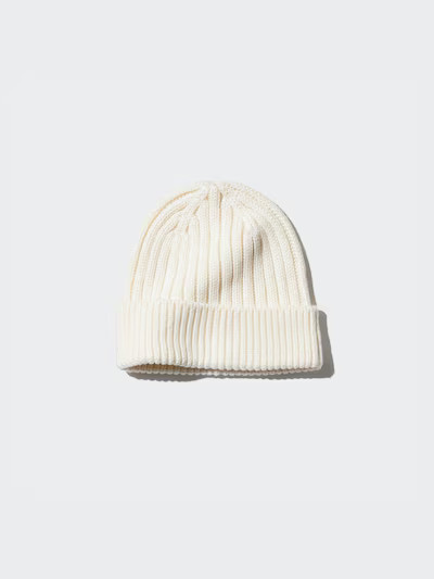 HEATTECH Ribbed Beanie | UNIQLO (UK)