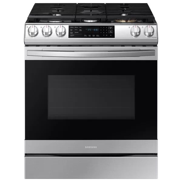 30" 6 cu. ft. Smart Slide-In Gas Range with Griddle and Air Fry | Wayfair North America