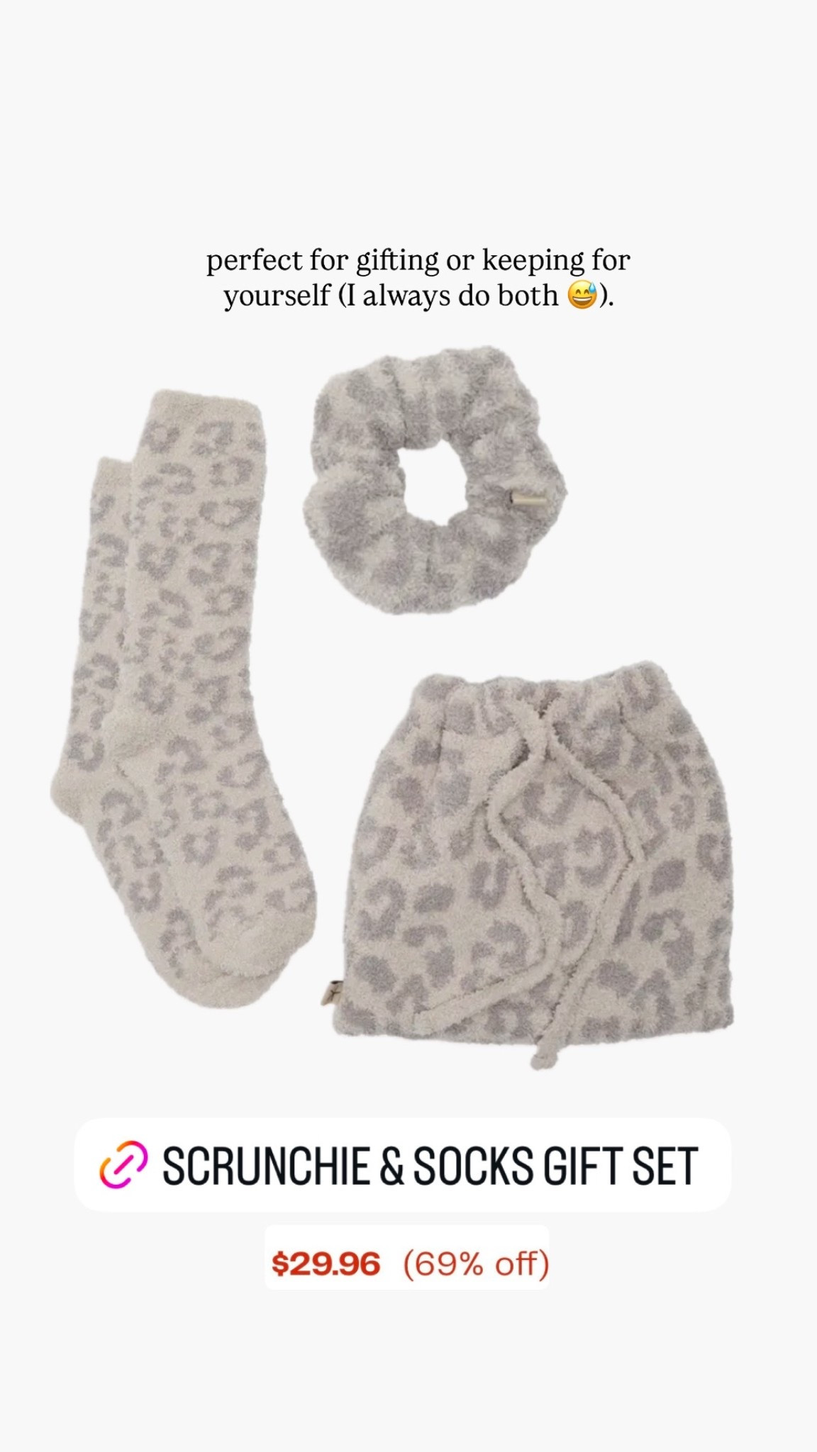 Barefoot dreams gift idea for her, mom in law, sister, etc. $29 scrunchie & sock gift set! 

#barefootdreams #nordstromfinds #nordstromrack #giftideasforher #giftideaformom #giftideaforfriend #giftideafornewmom #homebody #giftideaformotherinlaw #gifts #nordstromgifts #giftsunder50 #giftsforeveryone 

#LTKHome #LTKGiftGuide #LTKSaleAlert