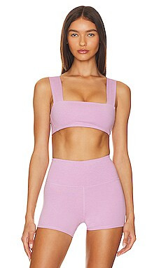 WellBeing + BeingWell LoungeWell Calla Sports Bra in Violet Tulle Heather from Revolve.com | Revolve Clothing (Global)