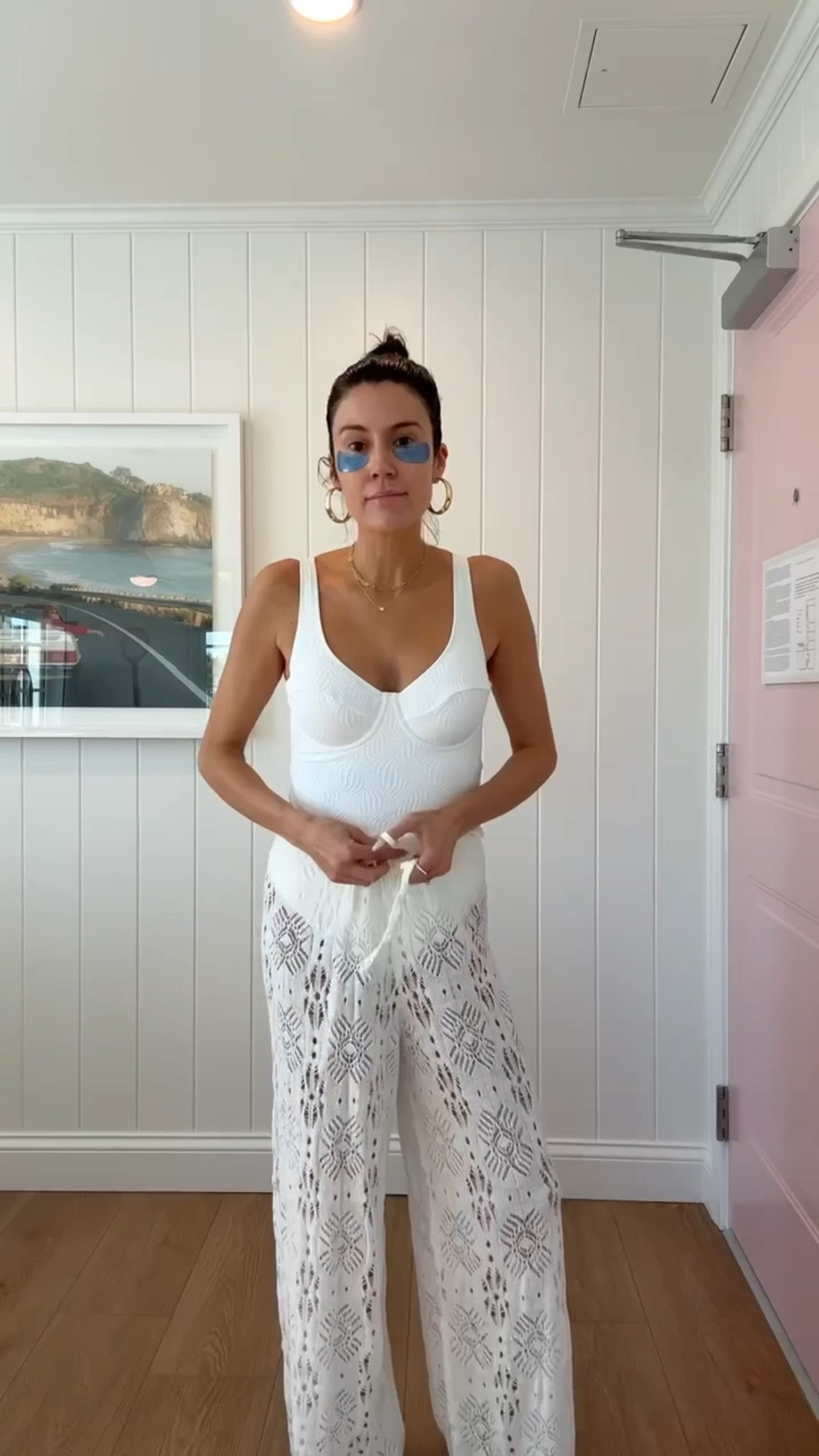 All white beach vacation look 🤍 my fav crochet coverup pants in white & this white one piece swimsuit is so flattering and comfy! Great mom swimsuit!

@amazon @amazonfashion

Beach vacation outfit, travel outfit, swimsuit coverup, pool outfit, Amazon fashion 

#LTKootd #LTKSeasonal #LTKgrwm