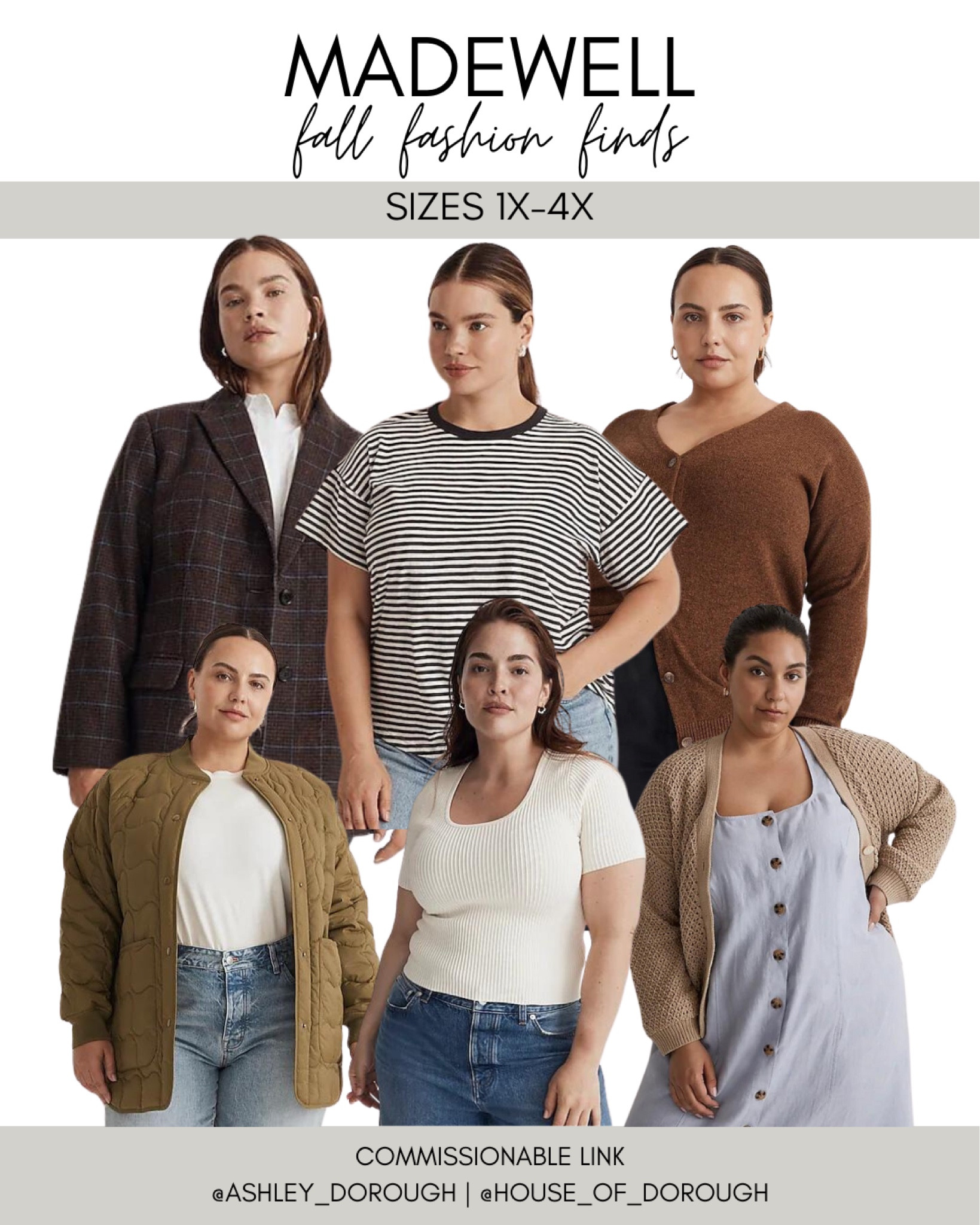 Madewell is 25% off sitewide during the LTK Sale! All these styles are available in sizes 1X-4X! 

#LTKSale #LTKstyletip #LTKplussize