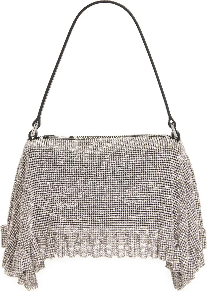 Alexander Wang Divina Crystal Mesh Pochette Top Handle Bag | Nordstrom | Nordstrom