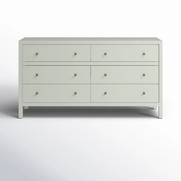 Celine 6 Drawer 60" W Double Dresser | Wayfair North America